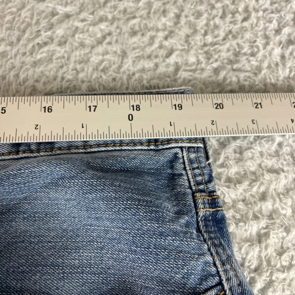American Eagle Low Loose Mens Jeans 38x30 Medium Wash Blue Denim Relaxed Fit